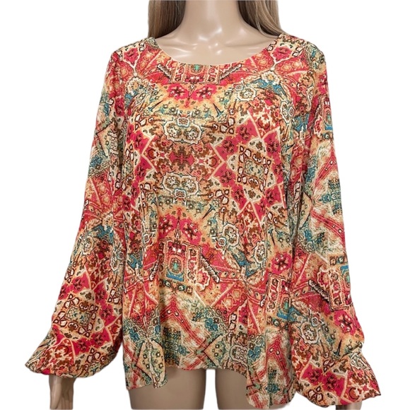 Show me Your Mumu Jade Blouse M EUC - Picture 3 of 9